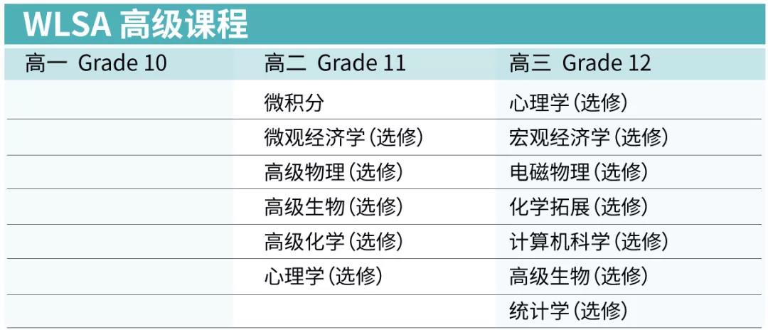 高级课程