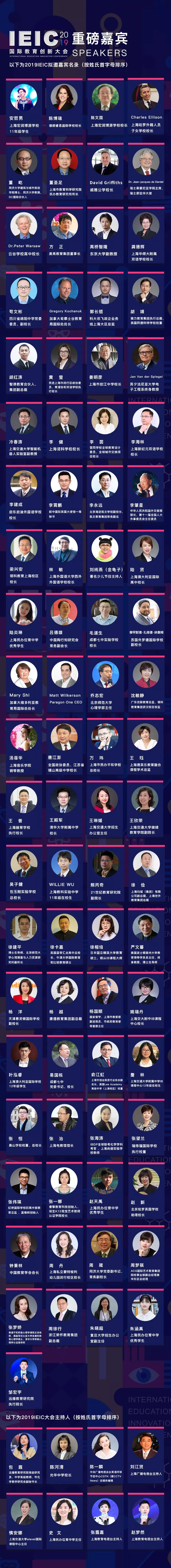 IEIC国际教育创新大会嘉宾图