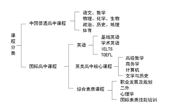 双威国际学校课程分类