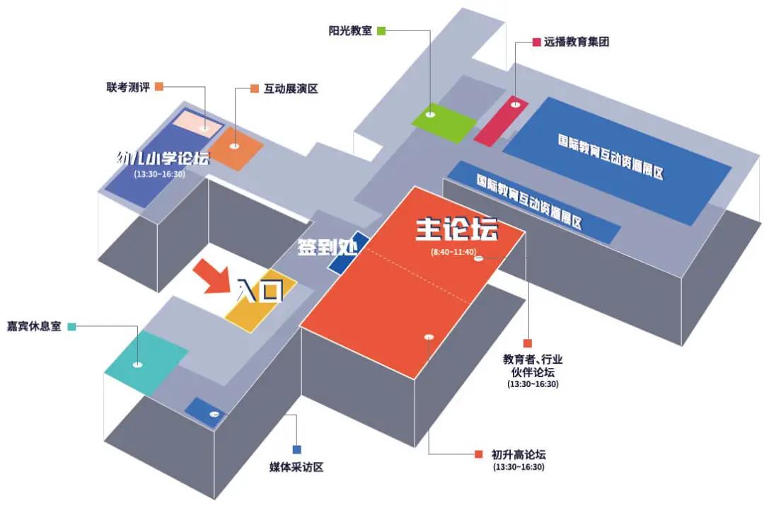 IEIC大会会场总览图