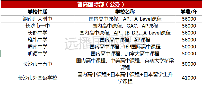 长沙公办学校国际部