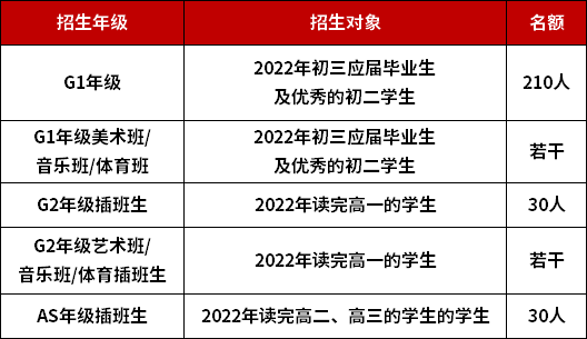 深大师院国际高中招生对象