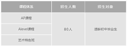 上海诺科学校招生计划