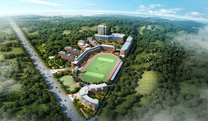 学校鸟瞰图